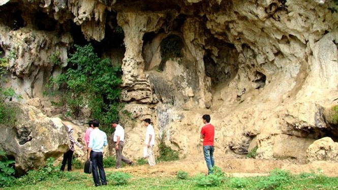Di tích khảo cổ mái đá bản Mòn, Sơn La - một trong 6 di tích được xếp hạng di tích quốc gia đợt này.