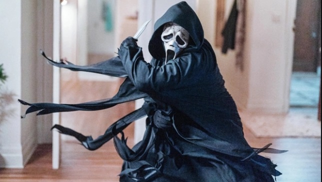 Tạo hình kẻ sát nhân Ghostface trong “Scream”. Ảnh: Paramount Pictures