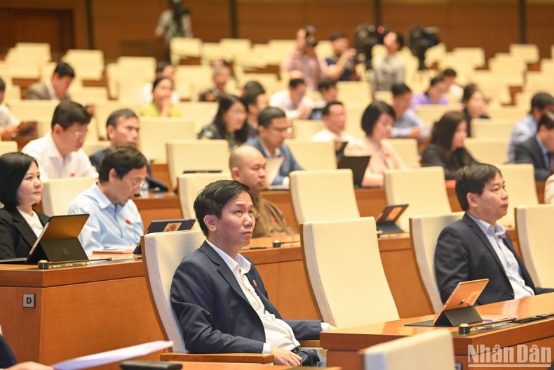 Các đại biểu Quốc hội dự Hội nghị.