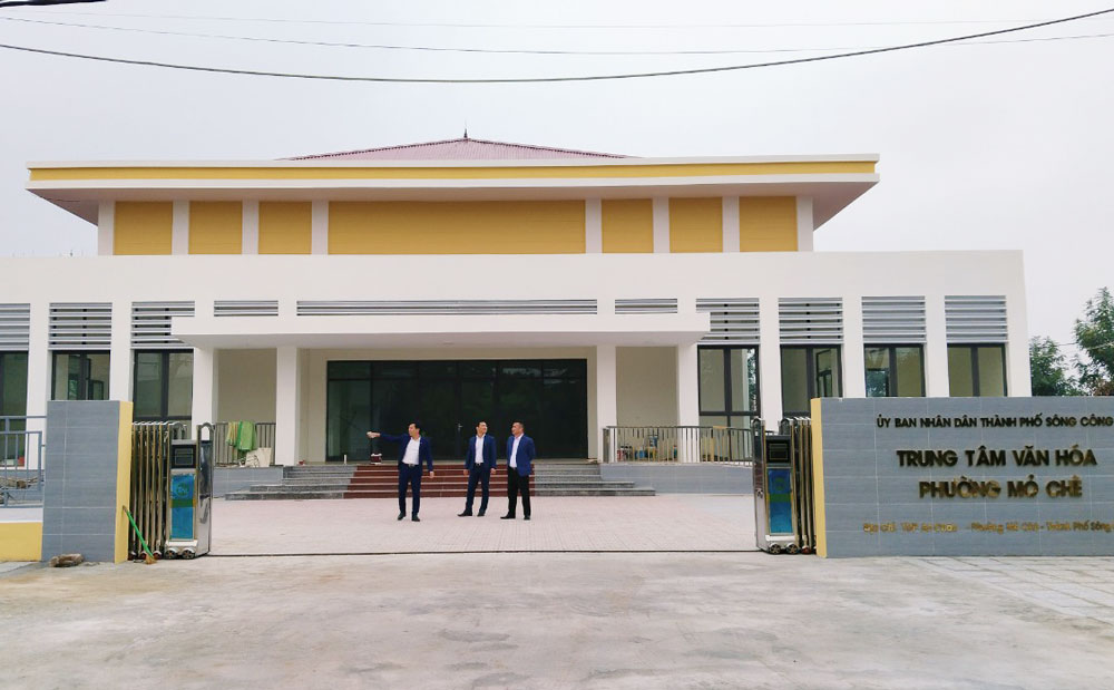 Trung tâm Văn hóa phường Mỏ Chè được đầu tư xây mới với kinh phí gần 9 tỷ đồng.