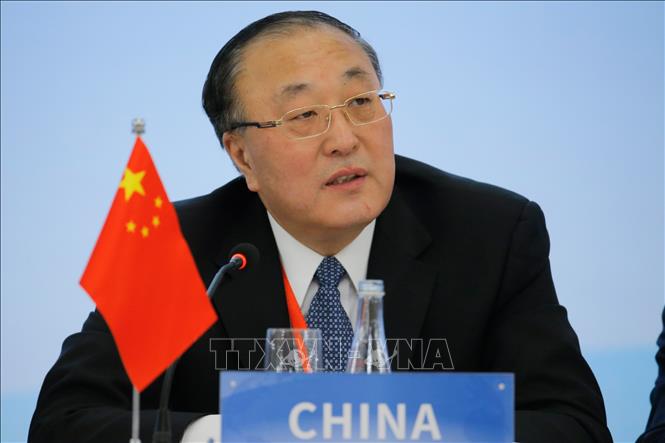 Đại sứ Trung Quốc tại Liên hợp quốc Trương Quân. Ảnh tư liệu: AFP/TTXVN