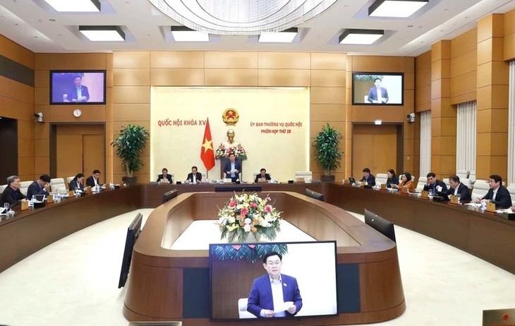15기 국회 제28차 상임위원회 회의의 모습 (사진: 베트남 통신사)