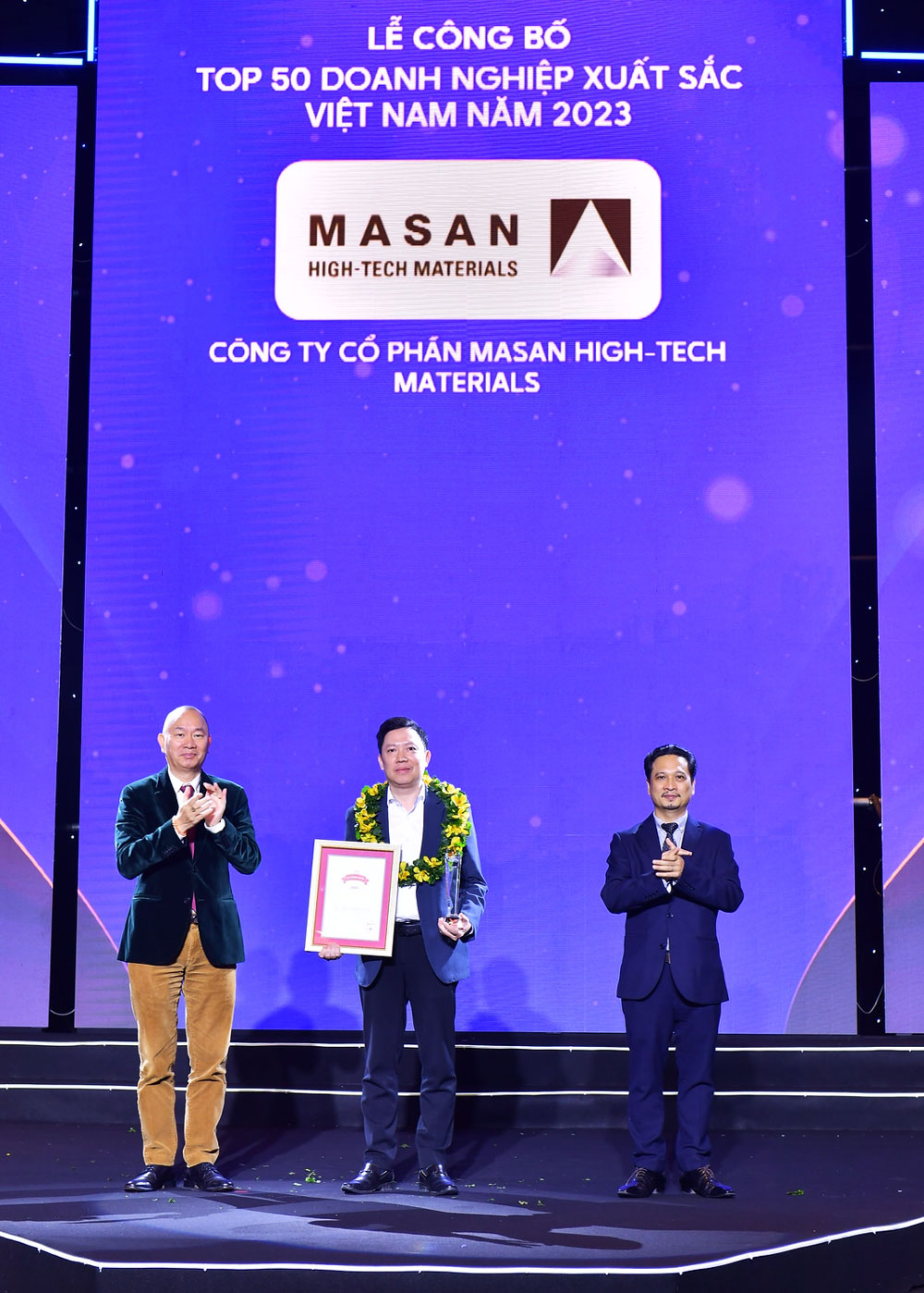 Masan High-Tech Materials was recognized “Top 50 Excellent Businesses – Vietnam 2023”.