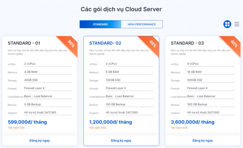 Dịch vụ tại FPT CLoud mang đến mức giá cạnh tranh