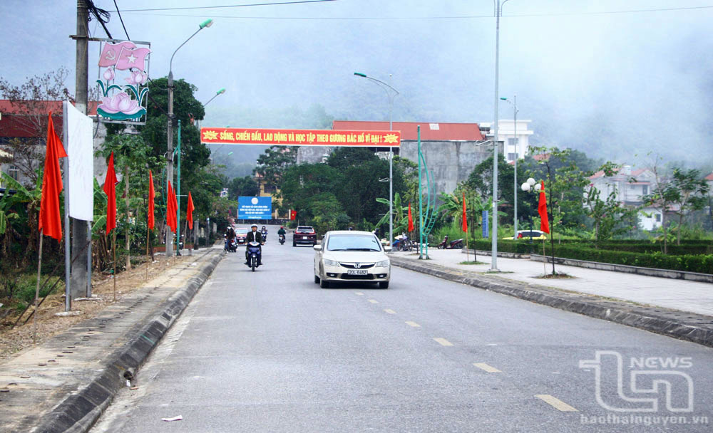 Diện mạo huyện vùng cao Võ Nhai đổi thay từng ngày.