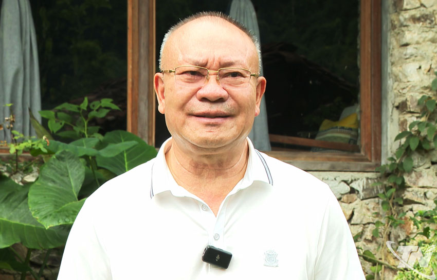 Ông Nguyễn Mạnh Thản, nguyên Phó Chủ tịch Hiệp hội Du lịch Việt Nam, Chủ tịch Hiệp hội Du lịch Hà Nội