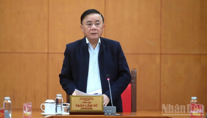 Đồng chí Trần Cẩm Tú, Ủy viên Bộ Chính trị, Thường trực Ban Bí thư.