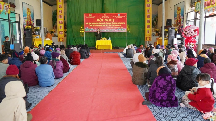 Phát động phong trào Toàn dân bảo vệ an ninh Tổ quốc tại chùa Bình Định