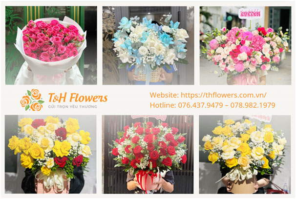 Sản phẩm hoa tại shop hoa Thái Nguyên T&H FLowers.