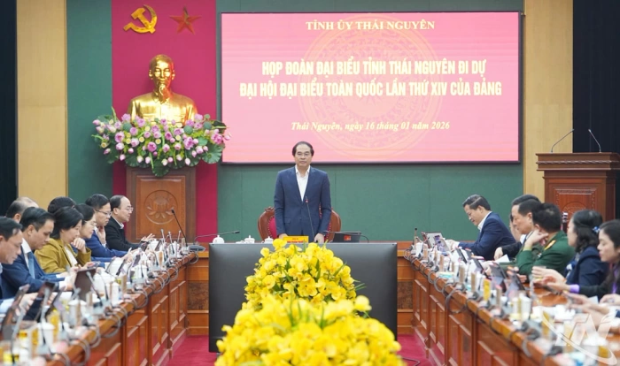 Đoàn đại biểu tỉnh Thái Nguyên sẵn sàng tham dự Đại hội XIV của Đảng