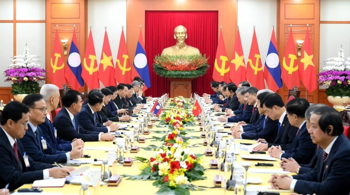 Tổng Bí thư Tô Lâm hội đàm với Tổng Bí thư, Chủ tịch nước Lào Thongloun Sisoulith