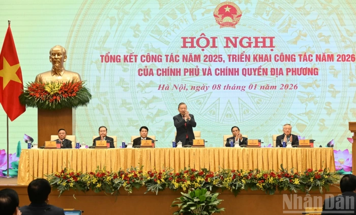 Tổng Bí thư Tô Lâm dự, chỉ đạo Hội nghị tổng kết công tác năm 2025, triển khai công tác năm 2026 của Chính phủ và chính quyền địa phương