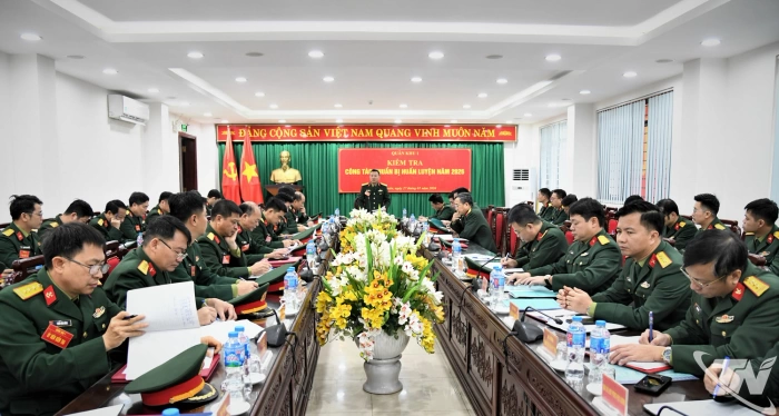 Kiểm tra công tác chuẩn bị huấn luyện năm 2026