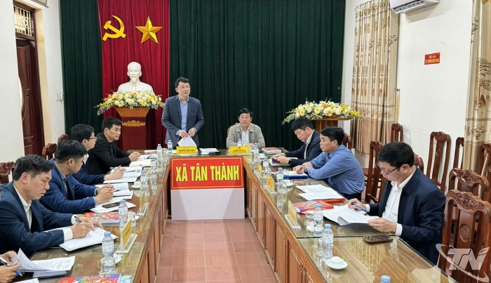 Kiểm tra công tác chuẩn bị bầu cử tại xã Tân Thành và Kha Sơn