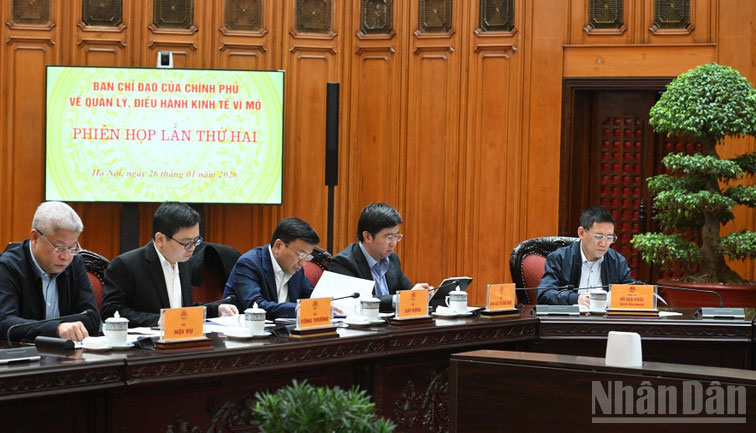 Các thành viên Ban Chỉ đạo tham dự phiên họp.