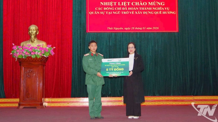 Ban Chỉ huy Phòng thủ Khu vực 1 - Đức Xuân: Đón 293 quân nhân xuất ngũ năm 2026