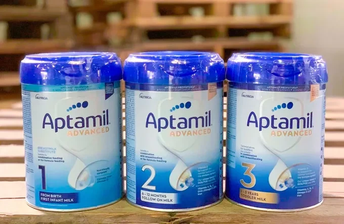 Cục ATTP đề nghị kiểm tra rà soát sản phẩm sữa Aptamil.