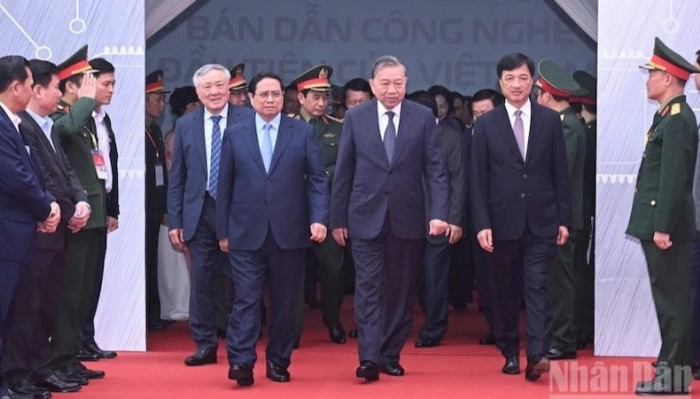 Tổng Bí thư Tô Lâm dự lễ khởi công Nhà máy chế tạo chip bán dẫn công nghệ cao