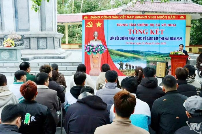 Võ Nhai: Hơn 70 quần chúng được bồi dưỡng nhận thức về Đảng