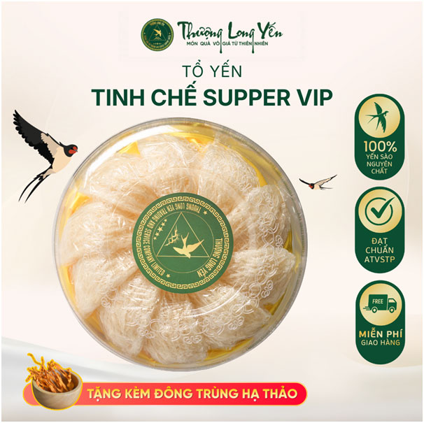 Sản phẩm yến sào tại Thượng Long Yến cao cấp, chất lượng.