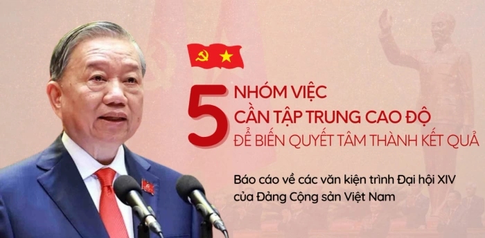 Năm nhóm việc cần tập trung cao độ để biến quyết tâm thành kết quả