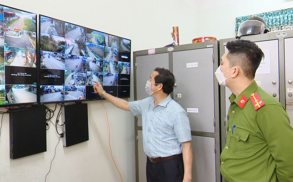 hệ thống camera an ninh của thị trấn Chợ Chu