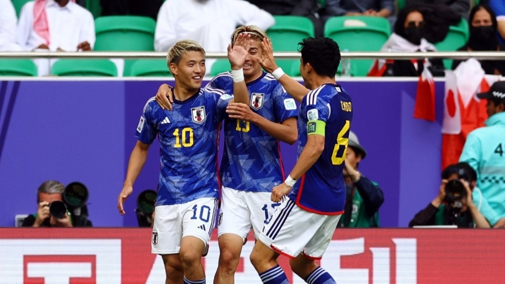 Nhật Bản càng đá càng hay tại Asian Cup 2024. Ảnh: AFC