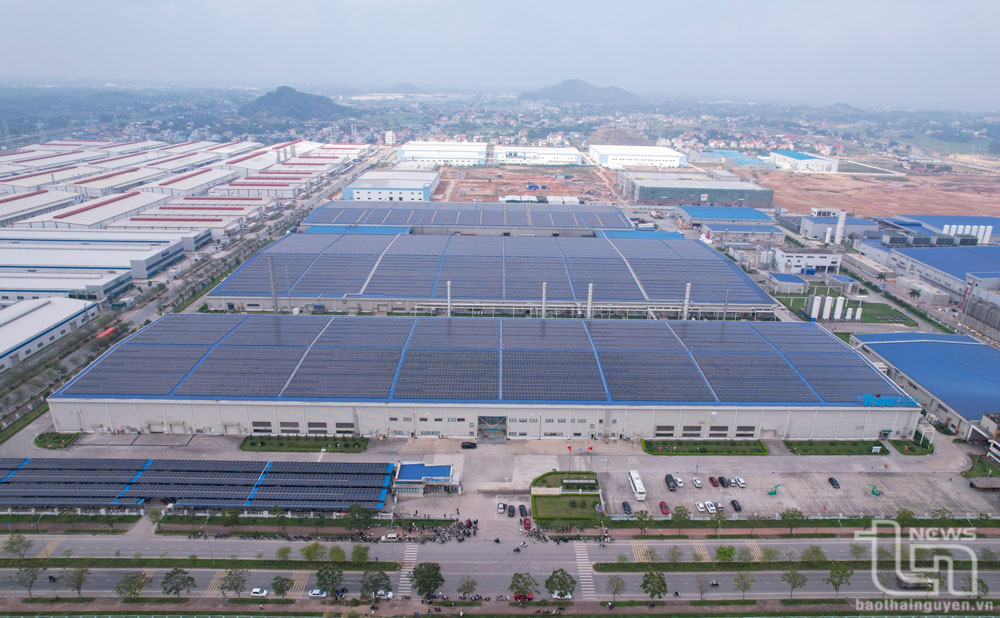 옌빙(Yên Bình)산업단지에서 안정적으로 운영되고 있는Trina Solar그룹의 2개 프로젝트