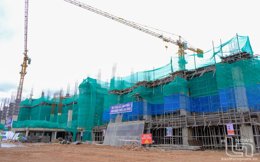 Dự án xây dựng Trụ sở làm việc Khối các cơ quan tỉnh Thái Nguyên.