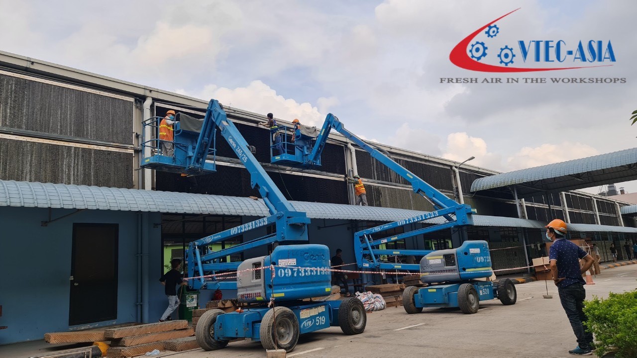 Cooling Pad là hệ thống làm mát thông minh cho nhà xưởng và khu công nghiệp