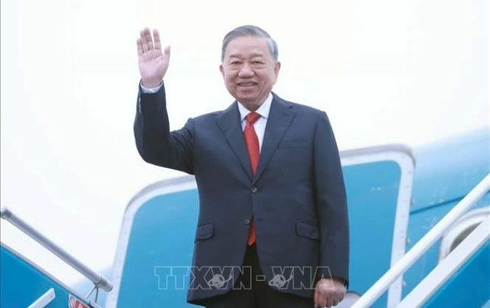 Tổng Bí thư Tô Lâm lên đường thăm cấp Nhà nước tới Lào