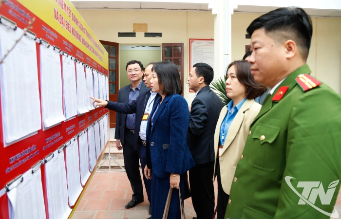 Kiểm tra công tác bầu cử đại biểu Quốc hội, đại biểu HĐND các cấp