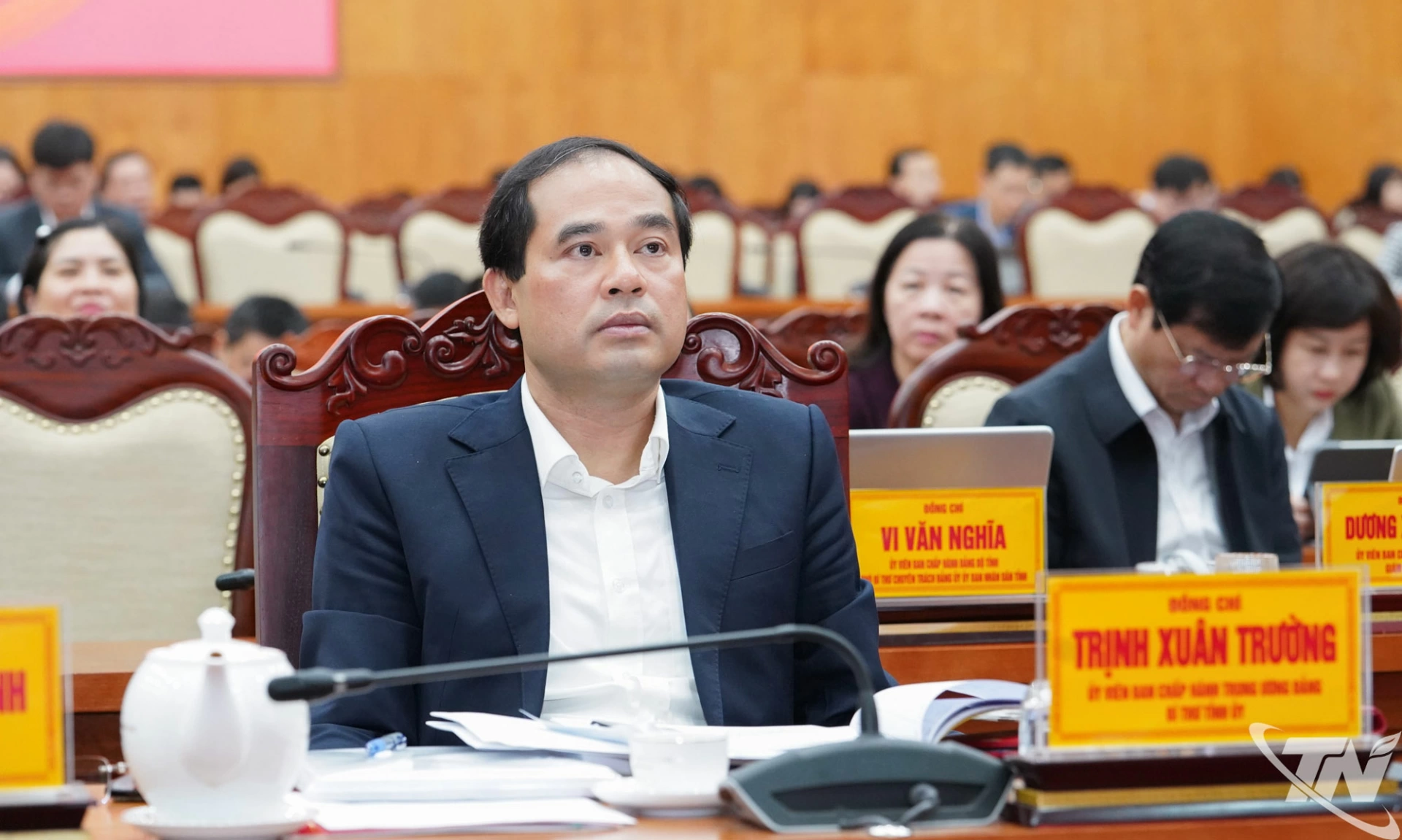 Đồng chí Bí thư Tỉnh ủy Trịnh Xuân Trường dự Hội nghị.