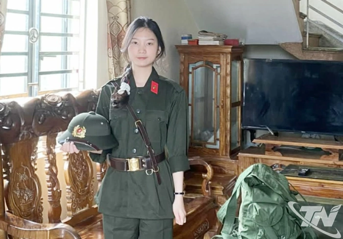 Nữ sinh tốt nghiệp trường Y xung phong tham gia nghĩa vụ Công an nhân dân