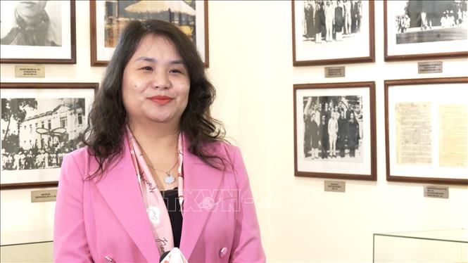 Tiến sỹ Nguyễn Quỳnh Liên trả lời về các hoạt động chuẩn bị cho cuộc bầu cử đại biểu Quốc hội khóa XVI và đại biểu HĐND các cấp nhiệm kỳ 2026-2031. Ảnh: TTXVN