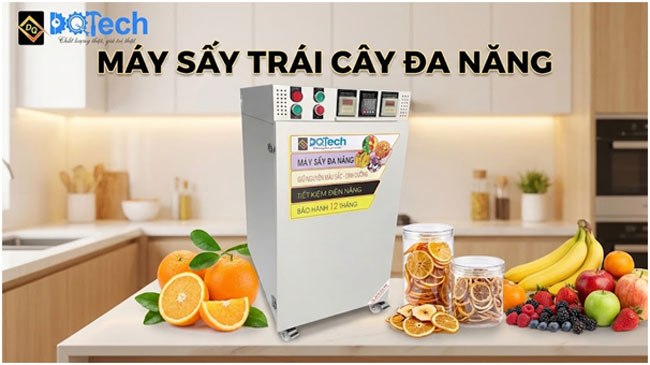 Máy sấy trái cây đa năng DQTech.