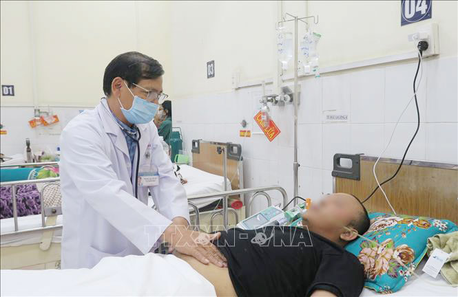 Bệnh nhân viêm tụy cấp đang điều trị tại Bệnh viện Nguyễn Tri Phương, Thành phố Hồ Chí Minh. 