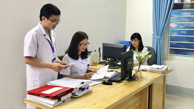 Hiện nay, Nhà thuốc của Bệnh viện Trung ương Thái Nguyên đã liên thông với phần mềm dược Quốc gia.
