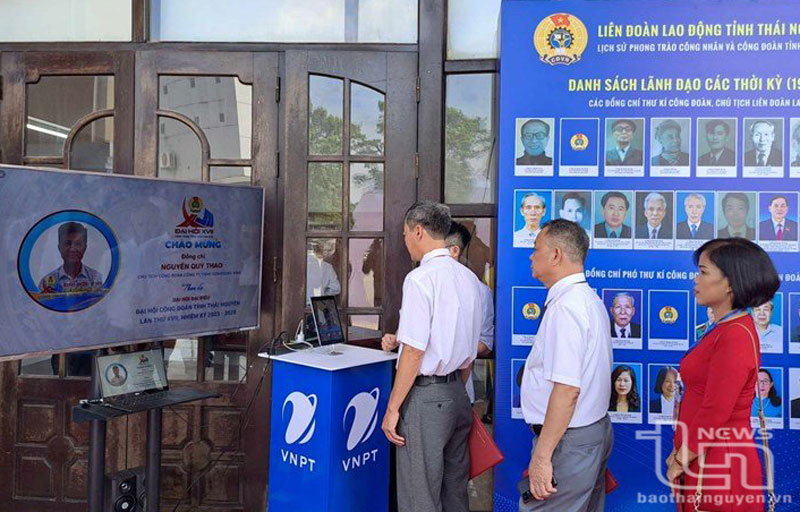 Đại hội Công đoàn tỉnh Thái Nguyên lần thứ XVII (nhiệm kỳ 2023 - 2028) có App dành riêng cho các đại biểu.