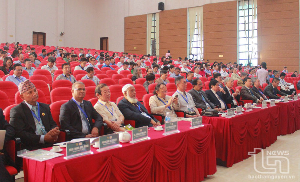 Delegates to the international conference. 