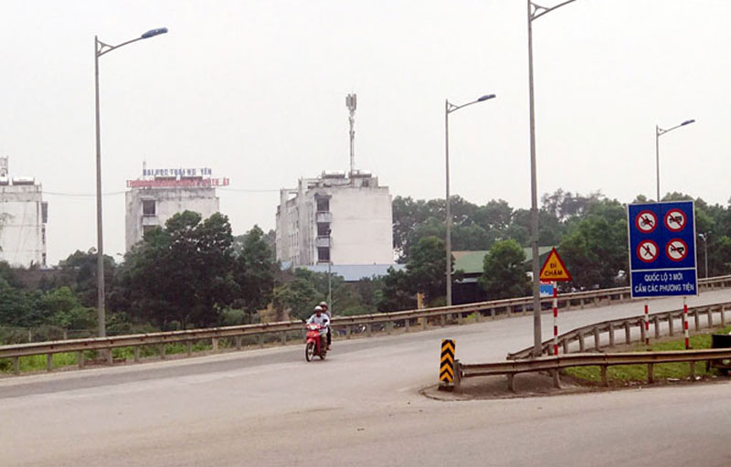 Tình trạng vi phạm giao thông trên tuyến cao tốc Hà Nội - Thái Nguyên còn khá phổ biến. Ảnh: Tư liệu