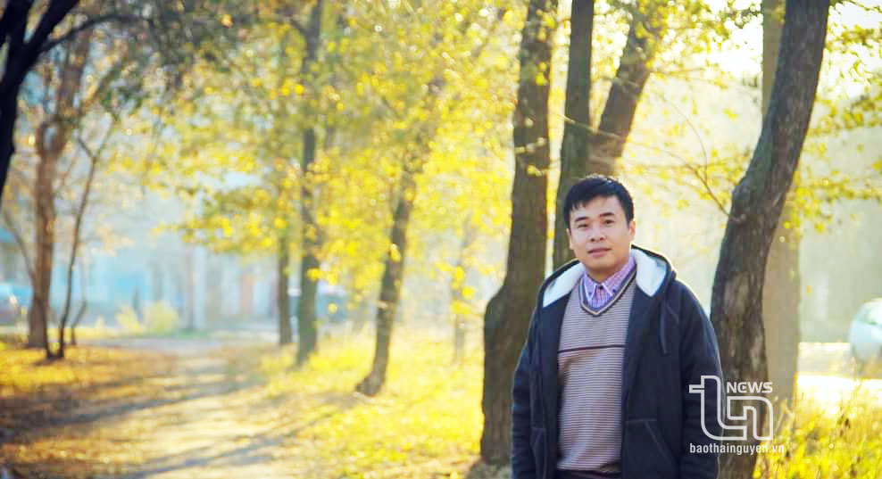 Tiến sĩ Trần Quang Quý khi đang học tập tại Liên bang Nga. 