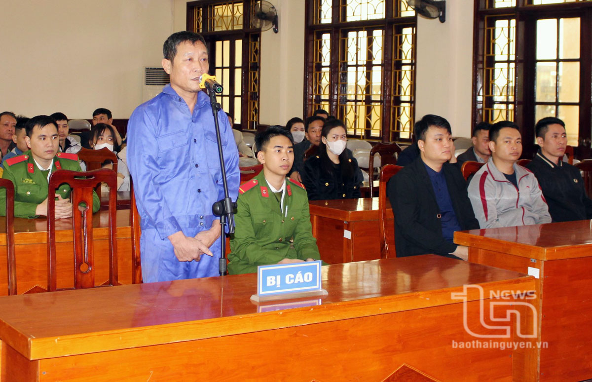 Bị cáo Trần Văn Bắc tại phiên tòa xét xử.