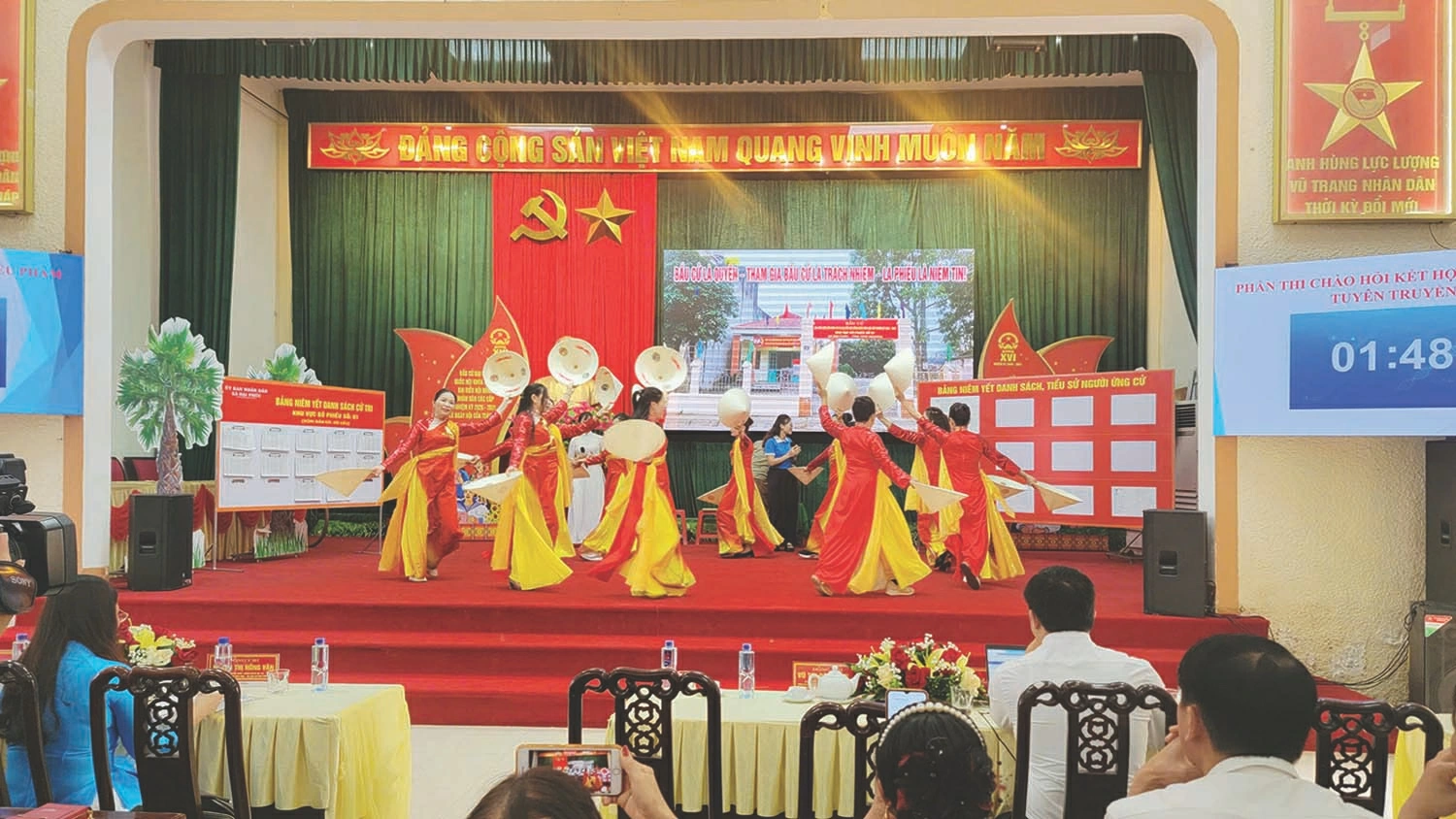 Đa dạng các hình thức tuyên truyền cho bầu cử đại biểu Quốc hội 
khóa XVI và đại biểu HĐND các cấp nhiệm kỳ 2026 - 2031.