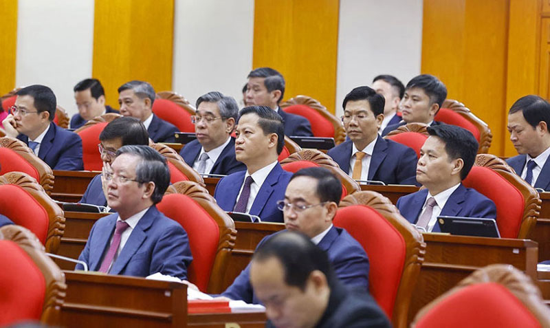 Các đại biểu dự phiên khai mạc hội nghị.