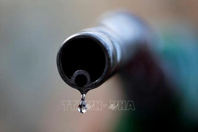 Một vòi bơm xăng dầu tại cây xăng ở Tehran, Iran. Ảnh: IRNA/TTXVN