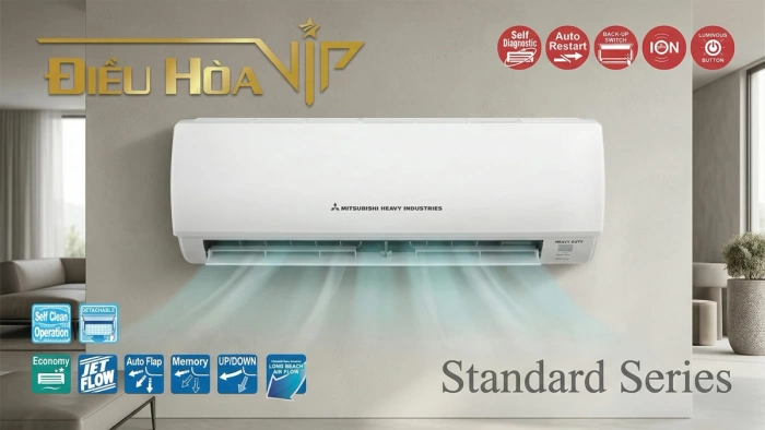 Top 5 điều hòa Mitsubishi Heavy 2026: Lựa chọn thông minh cho mùa hè kỷ lục