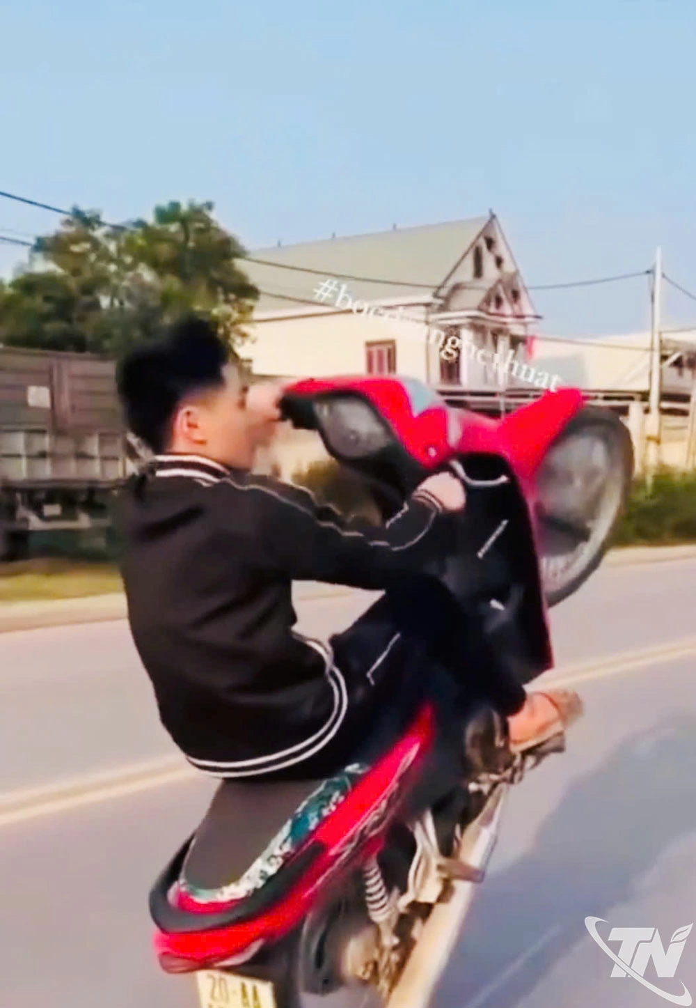 Hình ảnh vi phạm của lái xe V.V.H.,