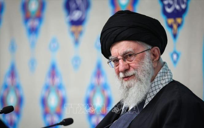 Lãnh tụ tối cao Iran Ali Khamenei (ảnh do hãng IRNA công bố ngày 21/2/2026). Ảnh: IRNA/TTXVN