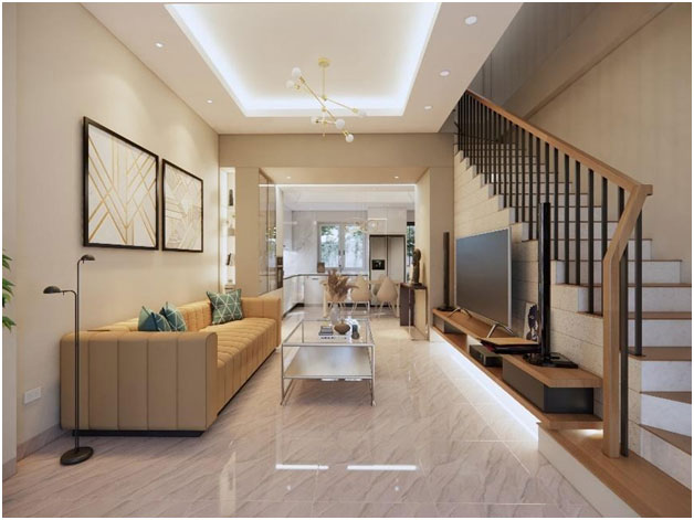 Không gian hiện đại, tiện nghi trong mỗi căn hộ (ảnh 3D).